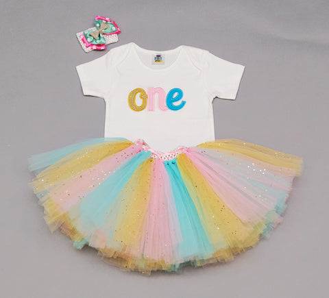 Pre-Order: One First Birthday Tutu Outfit
