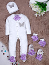 Pre-Order: Lavender Butterfly Sleepsuit Set with Shoes
