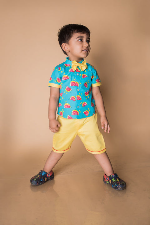 Pre-Order: Sweet Summer Watermelon Print Shirt and Pant Set