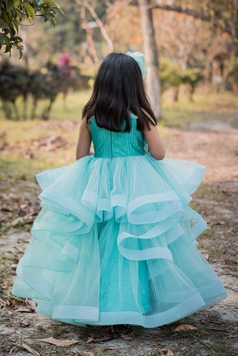 Pre-Order: Cinderella in the Town layered Ruffled Gown