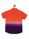 Boys Shirt Tie Dye Ombre - Orange