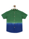 Boys Shirt Tie Dye Ombre - Green