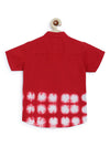 Boys Shirt Tie Dye Clamp - Red