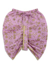Baby Boy Dhoti Kurta Premium Cotton Set Embroidered- Purple