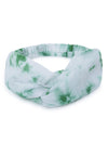 Headband Tie Dye Twist Knot - Green