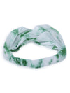 Headband Tie Dye Twist Knot - Green