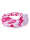 Headband Tie Dye Twist Knot - Pink