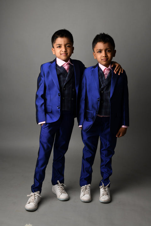 Pre-Order: Blue 4 Piece Tuxedo Set