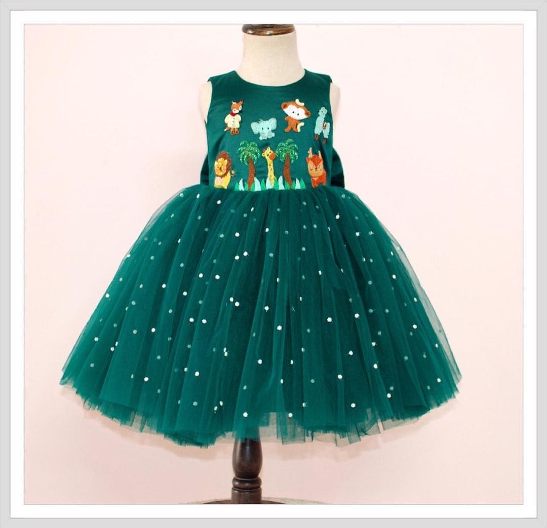 Pre-Order: Jungle Theme Dress– Peonyy Kids
