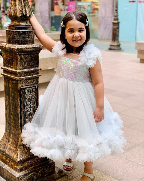 Pre-Order: Sky Blue Knee Length Dress