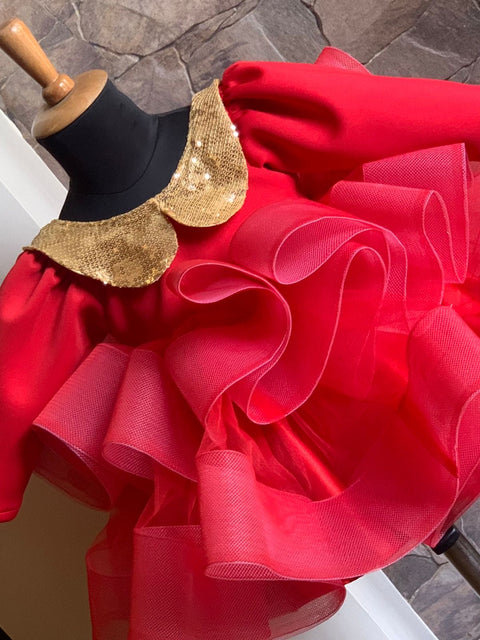 Pre-Order: Red Sparkle Dress