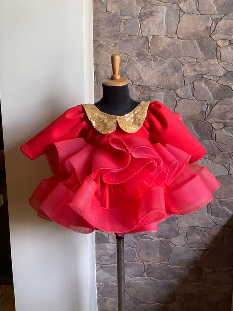 Pre-Order: Red Sparkle Dress