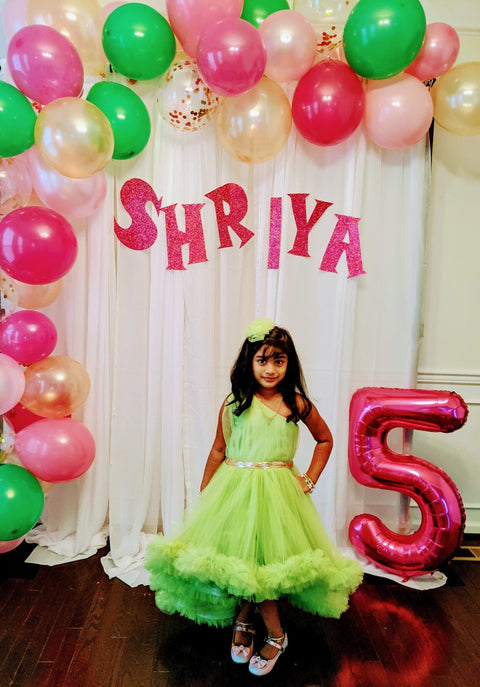Pre-Order: Green High-Low Dress