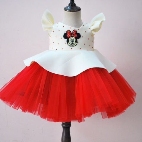 Pre-Order: Minnie Peplum Short Length Dress