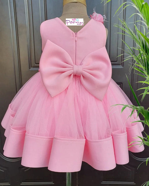 Pre-Order: Baby Pink Knee Length Dress