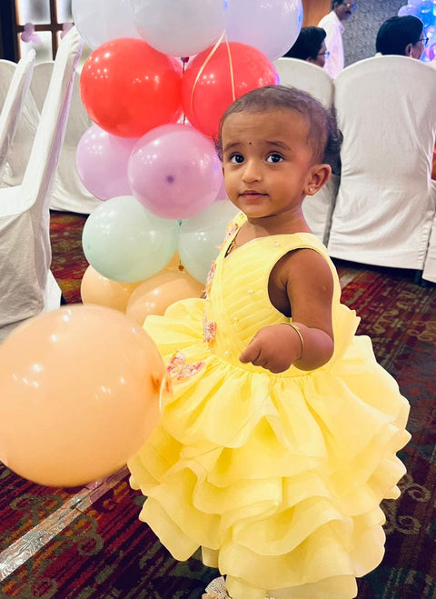 Pre-Order: White Frilled Butterfly Dress