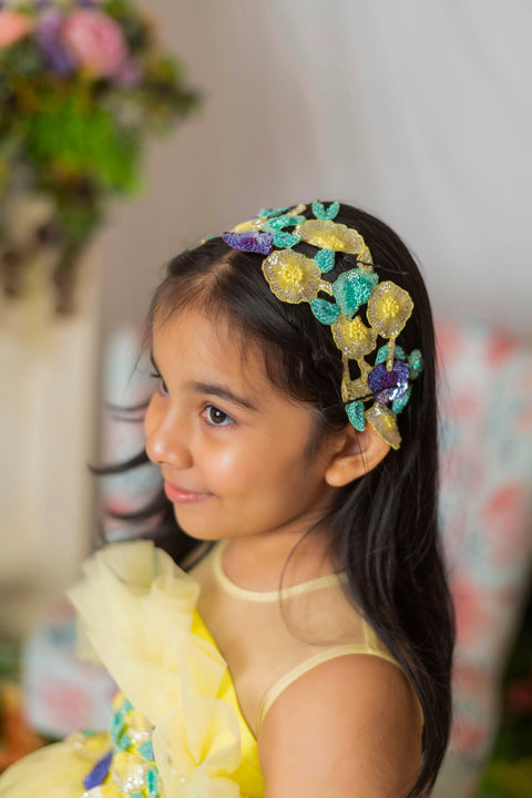 Pre-Order: Yellow Blossom High-Low Gown
