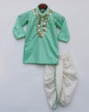 Pre-Order: Aqua Green Kurta with Dhoti