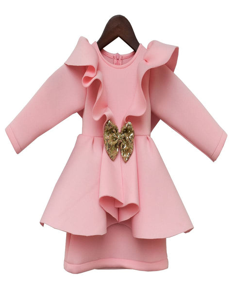 Pre-Order: Baby Pink Neoprene Dress