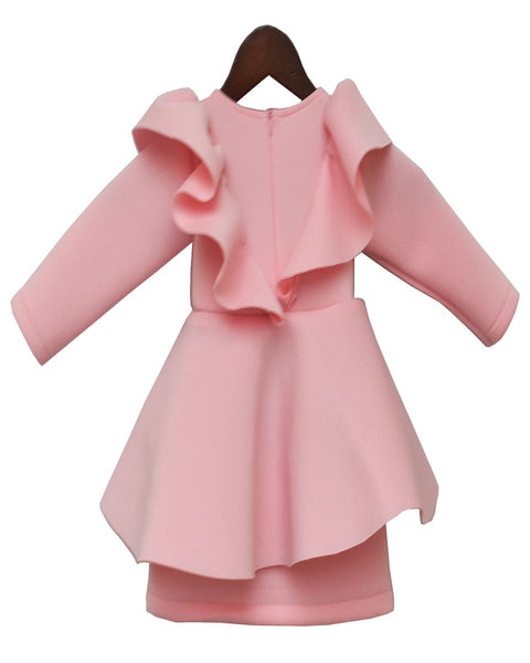 Pre-Order: Baby Pink Neoprene Dress