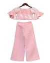 Pre-Order: Baby Pink Sequence Top with Pant