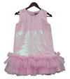 Pre-Order: Baby Pink Soft Sequence Dress