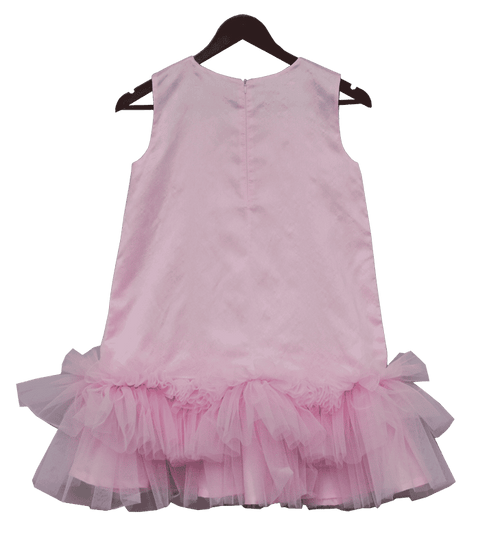 Pre-Order: Baby Pink Soft Sequence Dress
