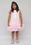 Pre-Order: Baby Pink Soft Sequence Dress