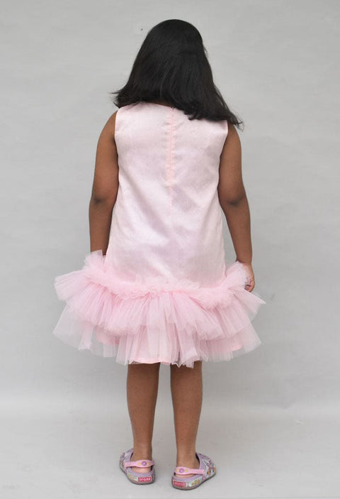 Pre-Order: Baby Pink Soft Sequence Dress