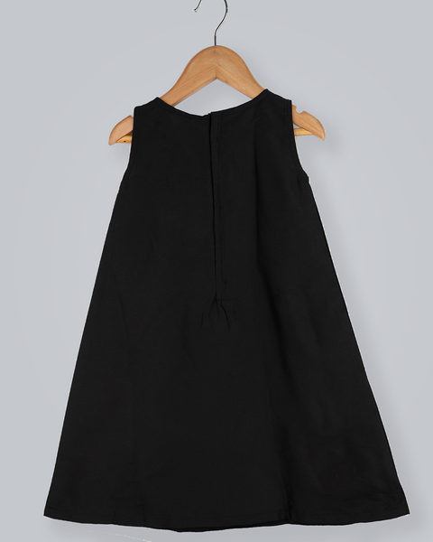 Pre-Order: Black and Pink Dress with Embellishments