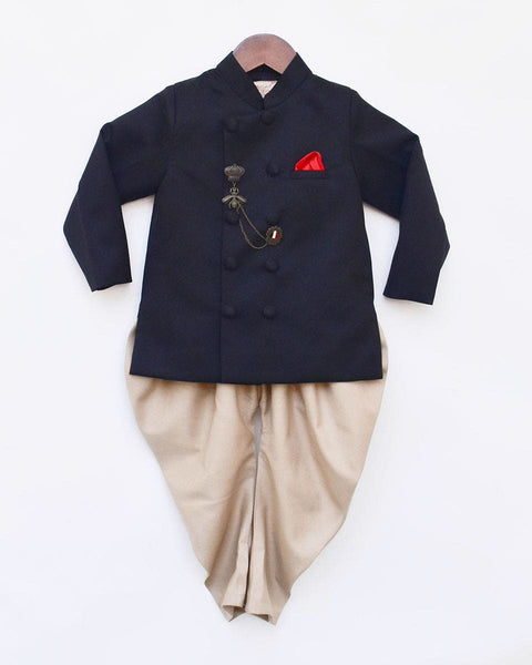 Pre-Order: Black Band Gala with Golden Balloon Pant