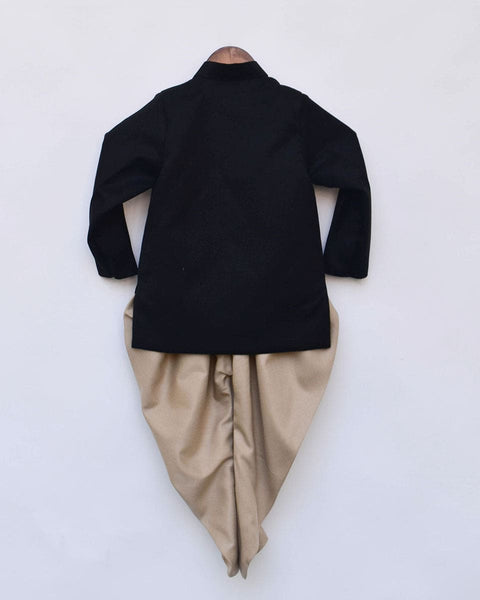 Pre-Order: Black Band Gala with Golden Balloon Pant