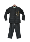 Pre-Order: Black Band Gala with Pant & Broch