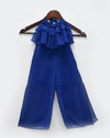 Pre-Order: Blue Georgette Jumpsuit
