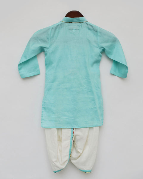 Pre-Order: Blue Kurta with Dhoti