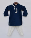 Pre-Order: Blue Kurta with Dori Embroidery and Pant