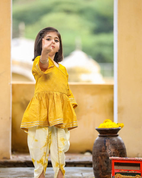 Pre-Order: Yellow Kurta with Tulip Pants