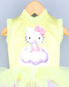 Pre-Order: Kitty On Clouds Yellow Dress