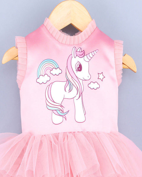 Pre-Order: Rainbow Unicorn Pink Dress