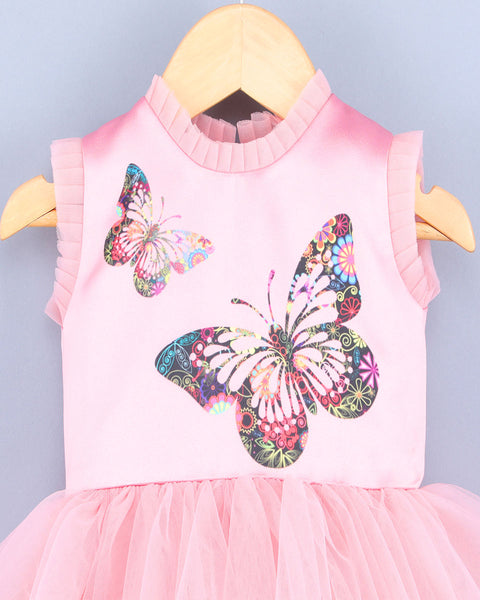 Pre-Order: Flying Butterfly Pink Dress
