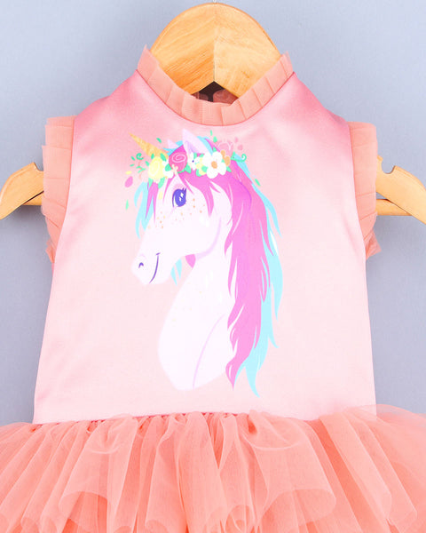 Pre-Order: Unicorn Peach Dress