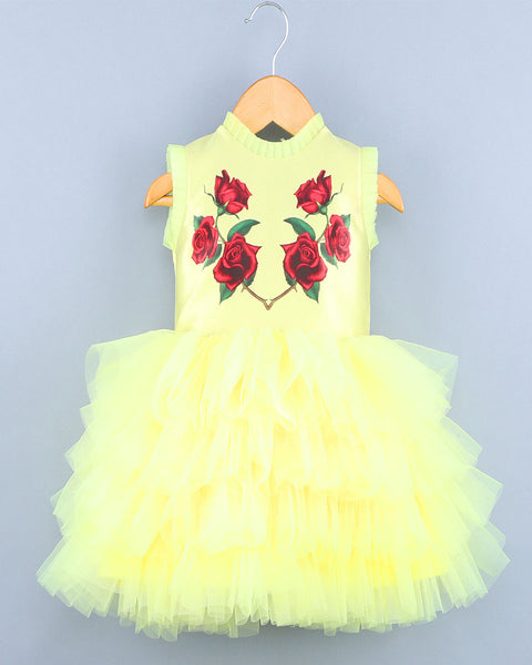 Pre-Order: Rosy Yellow Dress