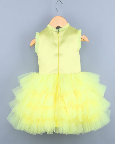 Pre-Order: Rainbow Unicorn Yellow Dress