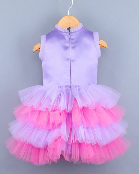 Pre-Order: Rainbow Unicorn Lavender Dress