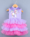 Pre-Order: Rainbow Unicorn Lavender Dress
