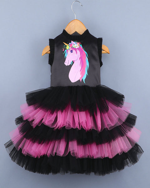 Pre-Order: Unicorn Black Dress