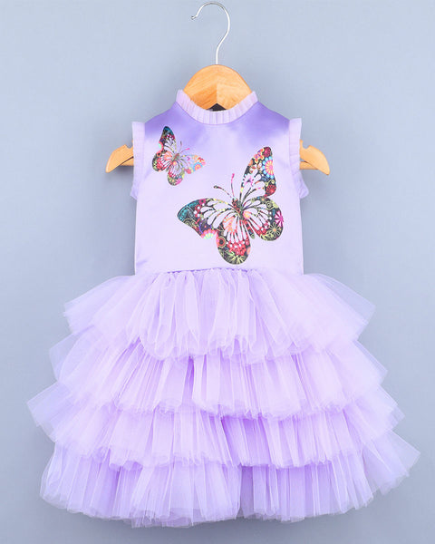 Pre-Order: Flying Butterfly Lavender Dress