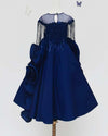 Pre-Order: Dark Blue Silk Gown