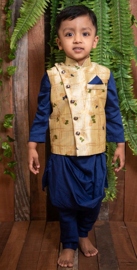 Pre-Order: Green Brocade Boy Drape Set