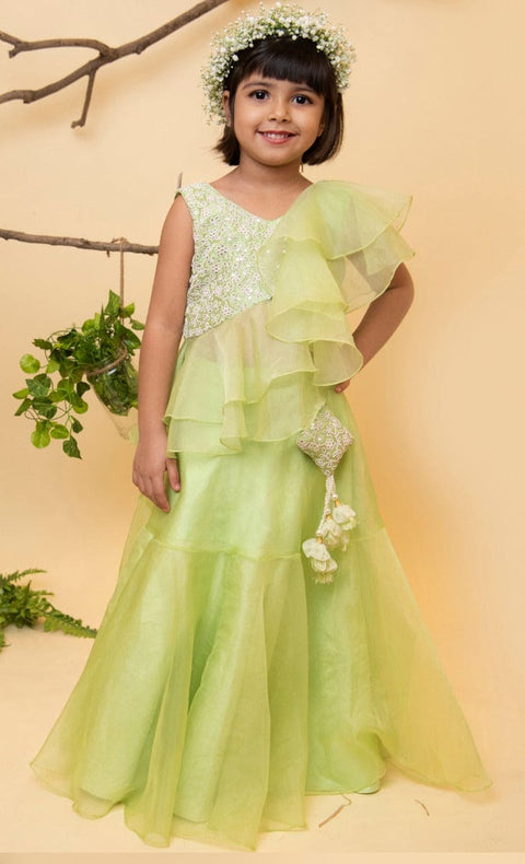 Pre-Order: Green Heavy Ghagra